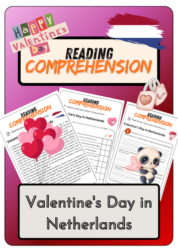 Reading Comprehension - Valentine's Day in Netherlands + Solutions