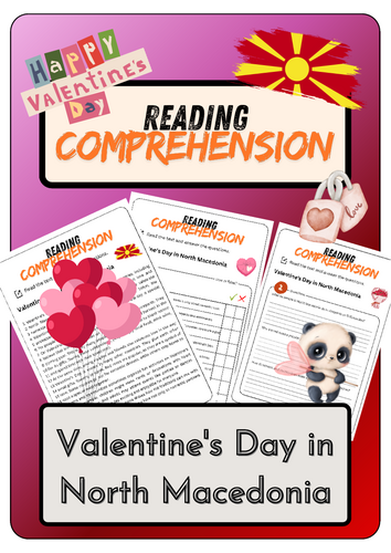 Reading Comprehension - Valentine's Day in North Macedonia + Solutions