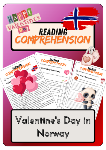 Reading Comprehension - Valentine's Day in Norway + Solutions