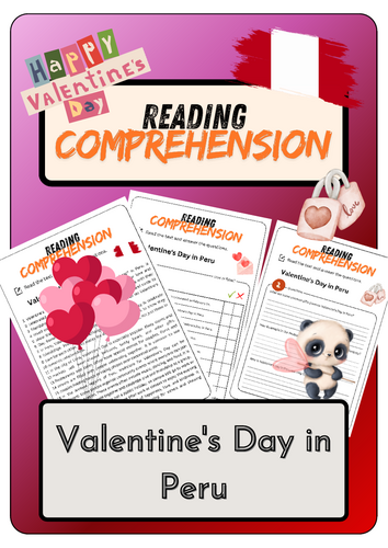 Reading Comprehension - Valentine's Day in Peru + Solutions