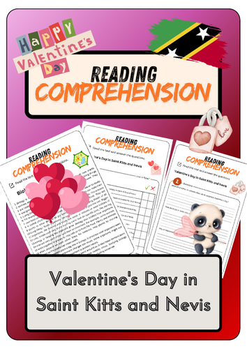 Reading Comprehension - Valentine's Day in Saint Kitts and Nevis  + Solutions