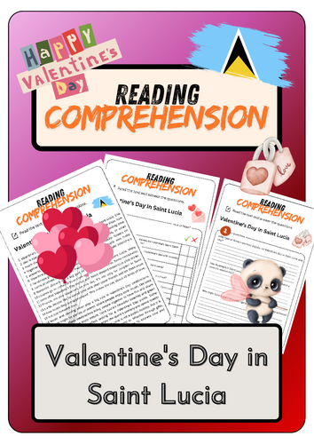 Reading Comprehension - Valentine's Day in Saint Lucia + Solutions