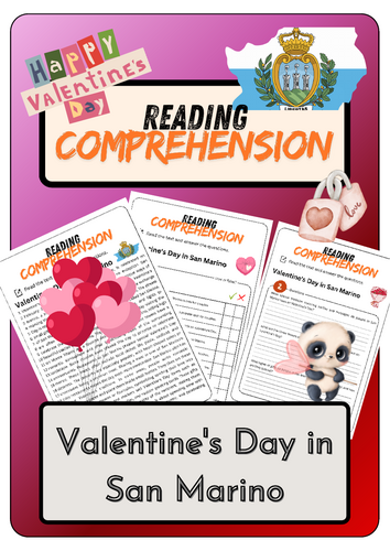 Reading Comprehension - Valentine's Day in San Marino+ Solutions