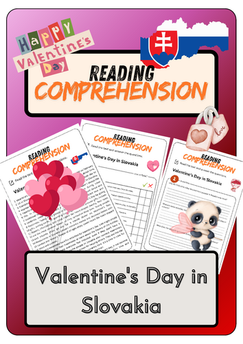 Reading Comprehension - Valentine's Day in Slovakia + Solutions