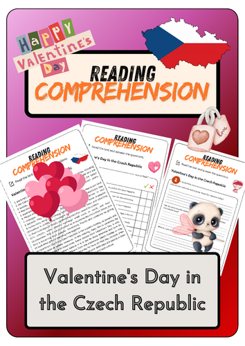 Reading Comprehension - Valentine's Day in the Czech Republic + Solutions