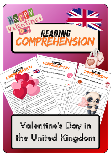 Reading Comprehension - Valentine's Day in the United Kingdom + Solutions