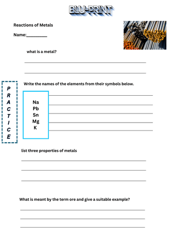 Reactions of Metals