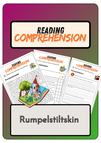 Reading Comprehension - Rumpelstiltskin + Solutions