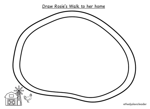 Rosie's Walk Story Map