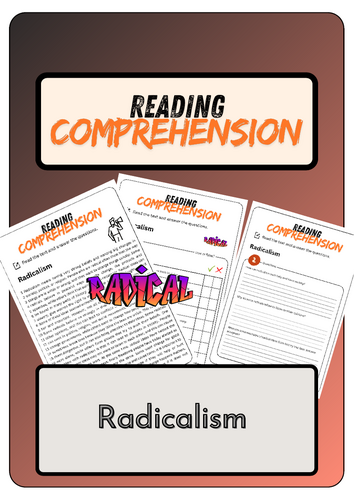 Reading Comprehension - Radicalism + Solutions