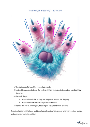 Five-Finger Breathing – A Simple Mindfulness Tool for Calm and Focus