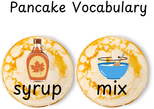 Pancake vocabulary