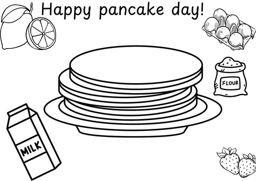 Pancake colouring