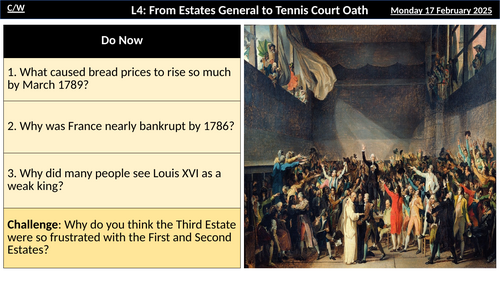 L4 - From Estates General to Tennis Court Oath