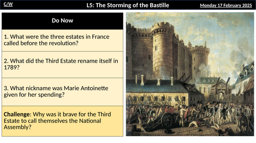 L5 - The Storming of the Bastille and Fall of the Monarchy