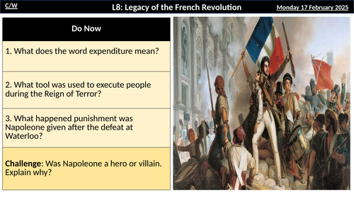 L8 - The Legacy of the French Revolution