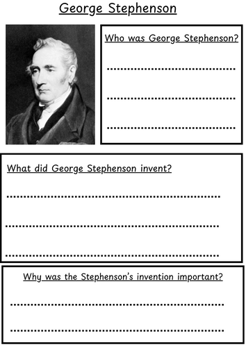 George Stephenson Fact file