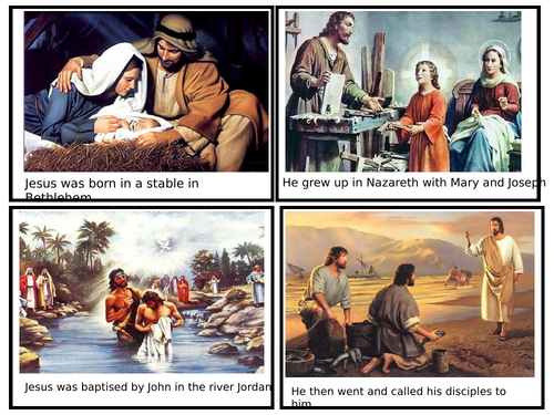 Life of Jesus storyboard