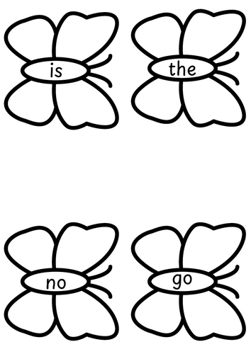 fill the butterfly with tricky word