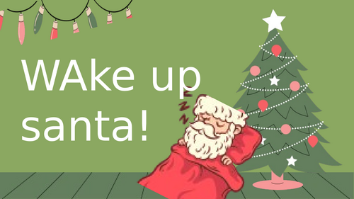 Wake Up Santa Sensory Story