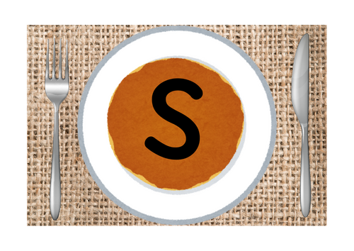 Satpin initial sound pancakes