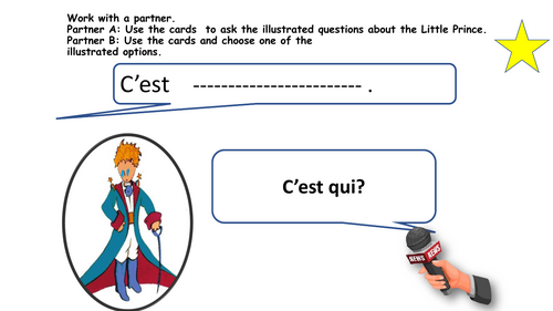 Differentiated French Speaking Tasks