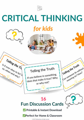 Telling the Truth – Critical Thinking Cards