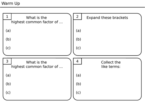 Multiplying Expressions