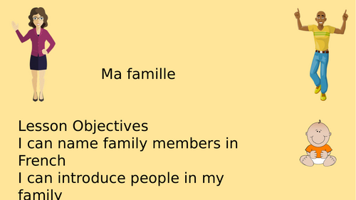 Family in French - introducing family members