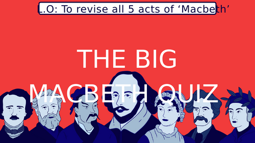 The Big Macbeth Quiz