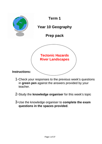 Year 10 Exam Practice for 1 year