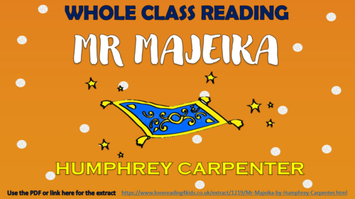 Mr Majeika - Whole Class Reading Session!