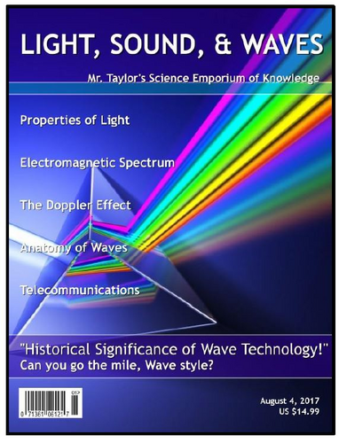 Light, Sound, and Waves 3D Animated PowerPoin