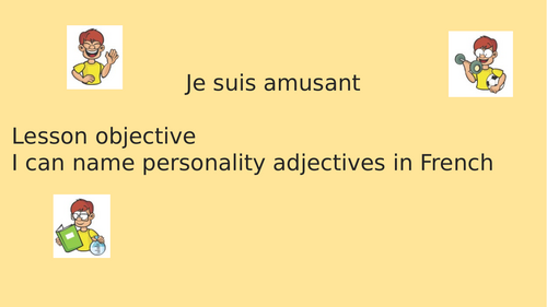 Describe personalities in French