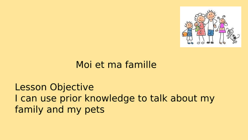 Project Family (family, pets, describing people)