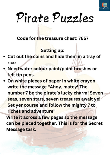 Pirate Puzzles