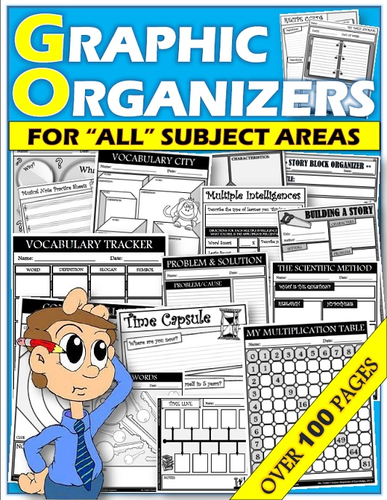 Graphic Organizers: 100 Unique Engaging Templates
