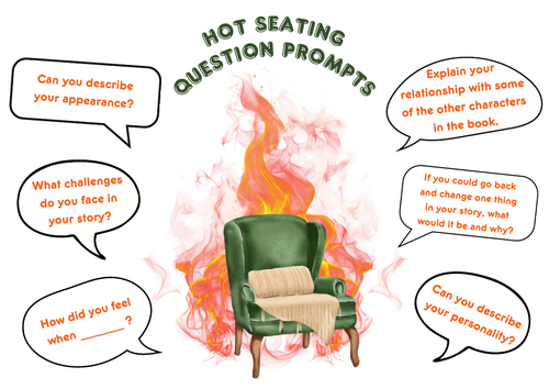 Hot Seating Question Prompts KS2 / KS3