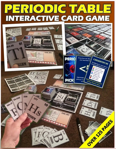 Periodic Table Card Game "Nuclear War"