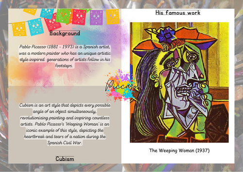 Art Knowledge Organiser - Piccaso
