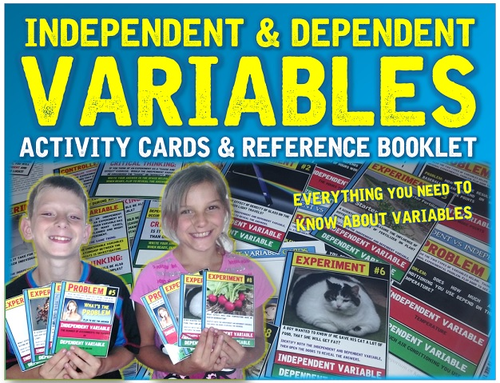 Independent and Dependent Variables Activity Cards