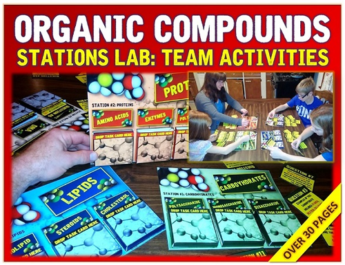 Organic Compounds: Stations Lab & Task Cards