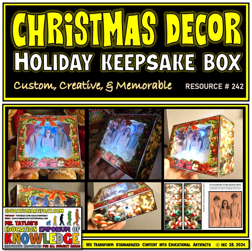 Personalized Christmas Keepsake Box