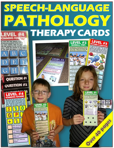 Interactive Therapy Cards for Engaging Communication, Speech & Language Skills