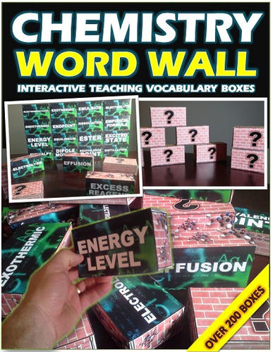 CHEMISTRY: WORD WALL