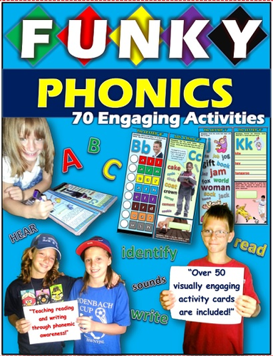 Phonics: 70 Engaging Activity Cards & Workbook