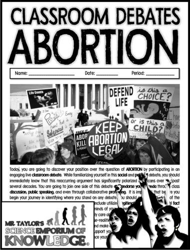 Classroom Debates: Abortion