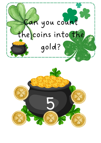 St Patrick's Day Counting