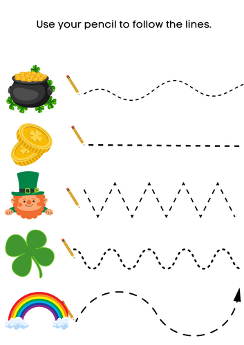 St Patrick's Day Fine Motor