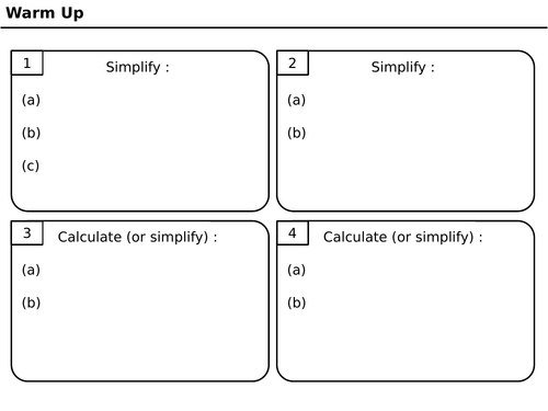 Simplifying Expressions by Dividing